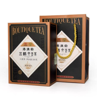 龙圣华苑三鹤六堡茶港澳韵2013年特级散茶广西梧州茶厂特产200g