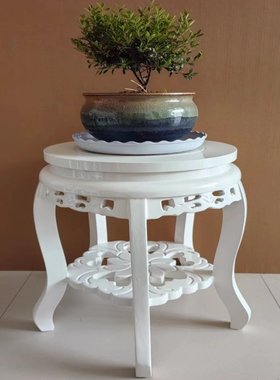 包邮白色整装多层吊兰木质简约