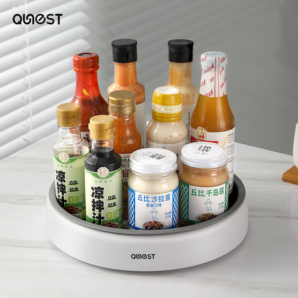 旋转调料置物架厨房台面多功能盐酱油瓶罐调味料收纳用品家用大全