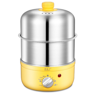 定时不锈钢304蒸笼煮蛋器双层家用蒸蛋器自动断电蒸鸡蛋羹多功能