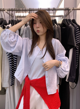 ULOUR/U粒-套针织背心两件套小金扣设计精致感满分套装87103+8052