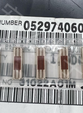 MOLEX 板对板连接器 60PIN 间距0.5MM 高度2MM 529740604