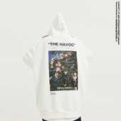 harshandcruel复古街头夏日摄影印花高克重卫衣oversize男女潮牌