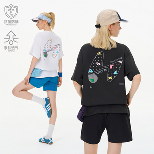 HACR7A抗菌吸湿排汗趣味攀岩发泡反光T恤 都市轻户外短袖男女