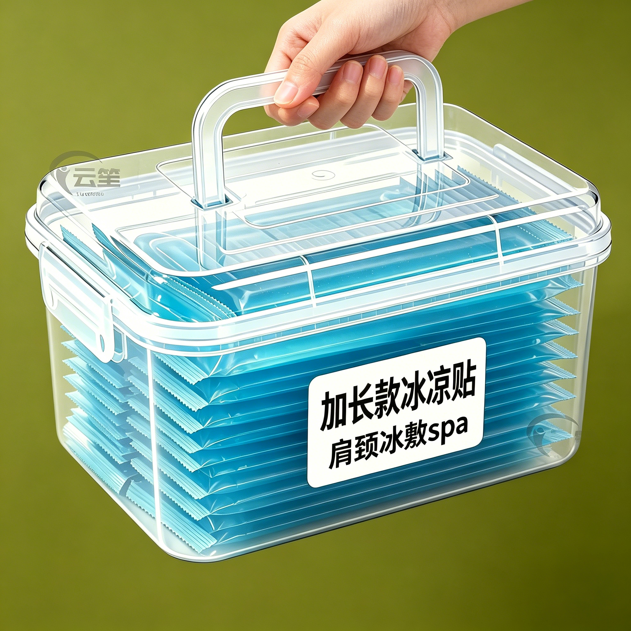 肩颈专用冰凉贴长款冷敷放松肩颈