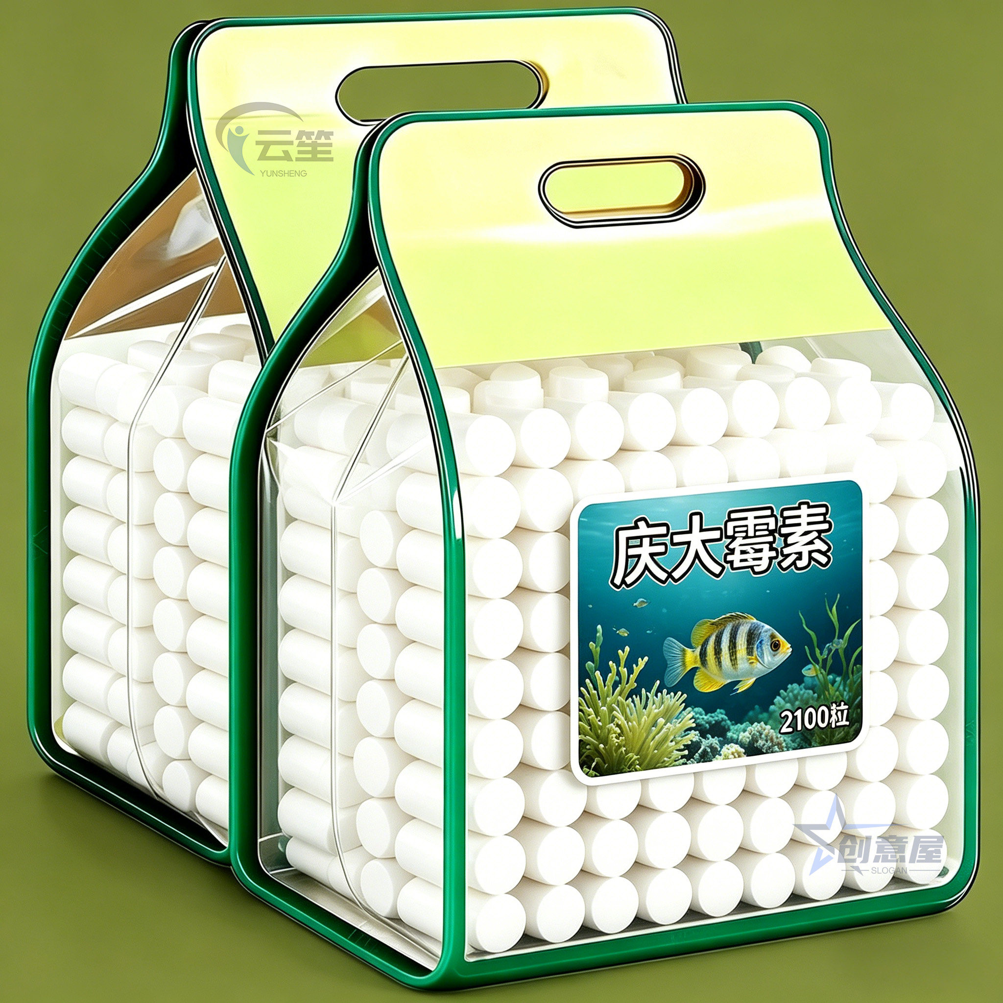庆大霉素护鱼片水族鱼缸专用改善趴缸温和护鱼恢复活力水质稳定剂