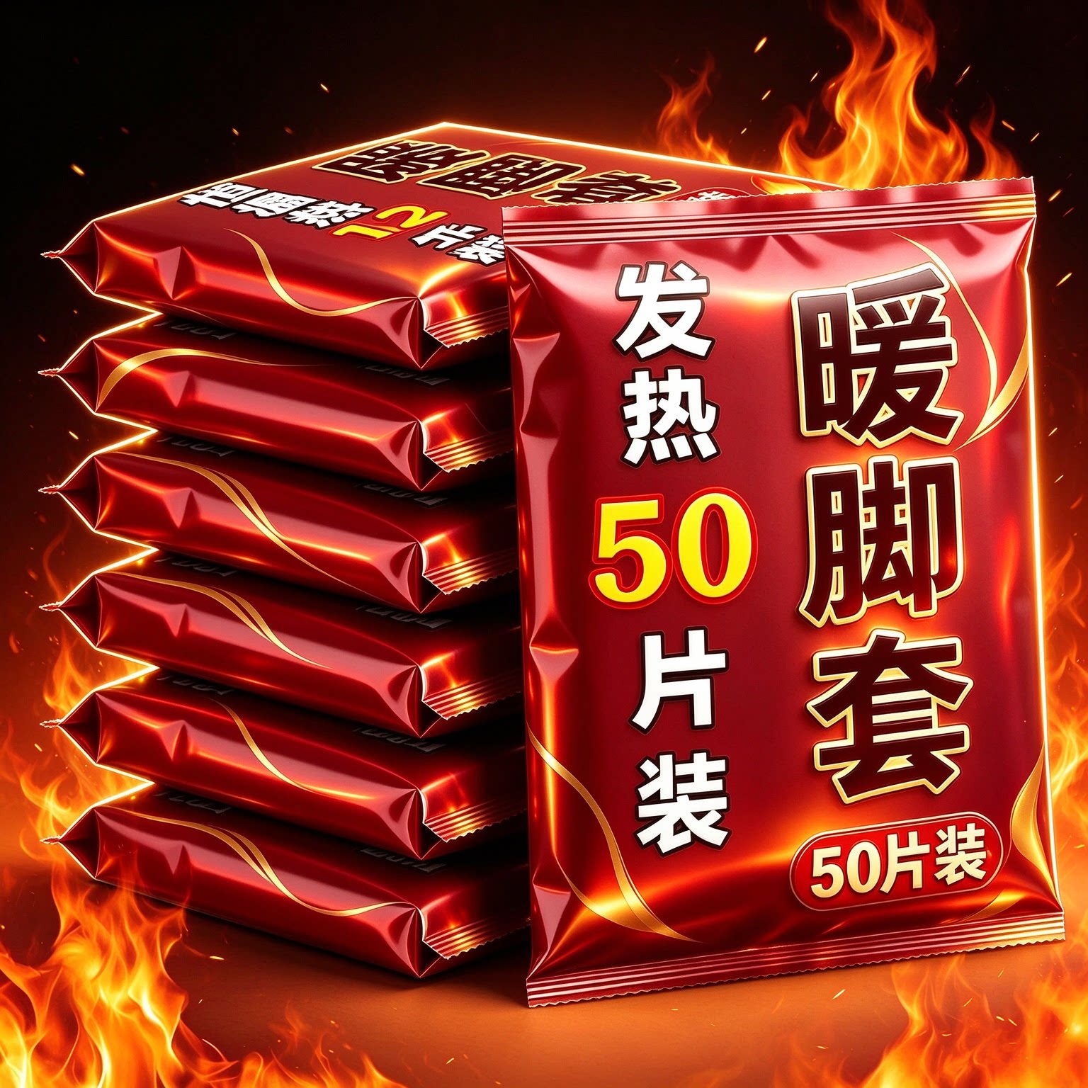 发热鞋垫可行走发热脚底脚套暖足贴保暖贴热敷护脚穿戴加长暖脚宝