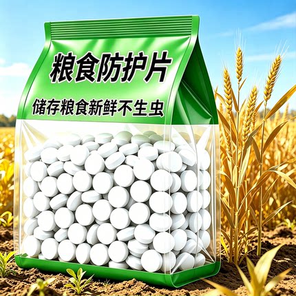 【粮食防护片】仓储保粮片防霉防蛀高效米虫防潮片仓库粮仓储物室