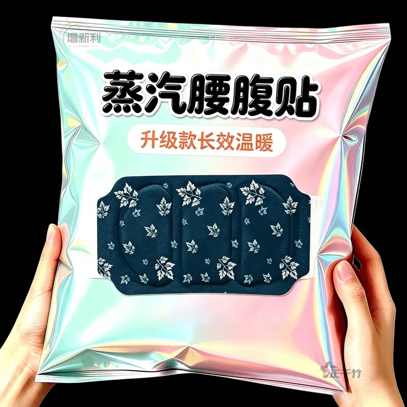 艾草蒸汽发热暖腹暖腰贴