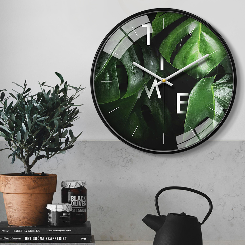 创意钟表挂钟客厅家用轻奢现代挂表卧室静音时钟挂墙北欧时尚简约