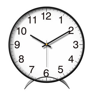 简约创意摆放式时钟客厅家用静音简约座钟2026新款书房桌面摆件