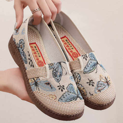 渔夫鞋京昇厂家直销浅口田园风