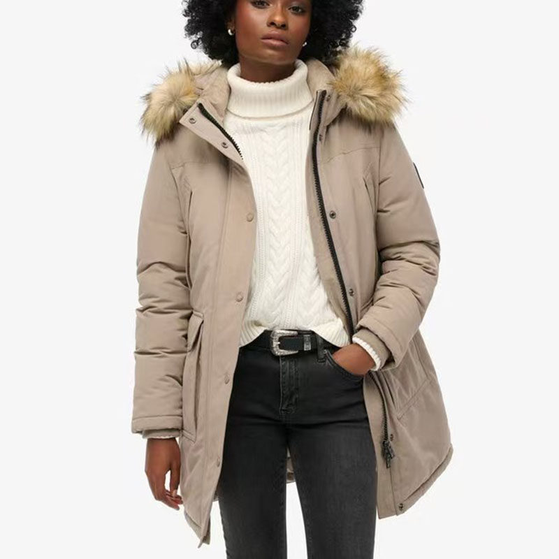 冬季连帽中长款保暖棉衣女 加厚抗寒防风防泼水多口袋外套,户外/登山/野营/旅行用品,保暖棉衣,淘宝优惠券,粉丝福利购,淘宝优惠卷