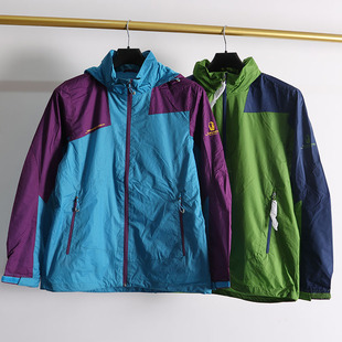 春秋户外连帽夹克男女 舒适那内衬网眼透气防风防水运动外套D11