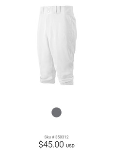 膝盖补强吸汗透气速干青少年七分收腿裤 字垒球裤 E92 棒球裤 亲子款