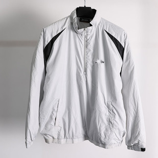 防风防泼水 半拉链保温夹克外套宽松机能高尔夫外套秋冬运动男士