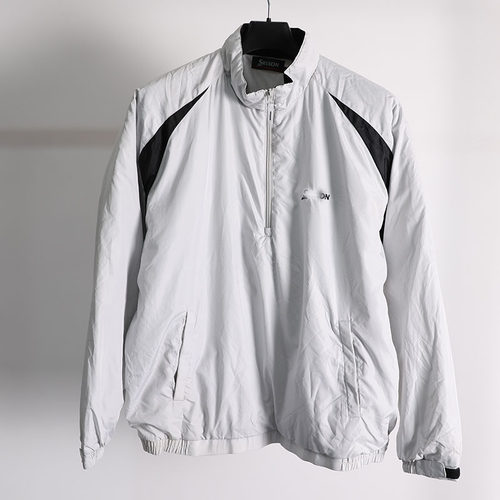 防风防泼水半拉链保温高尔夫夹克