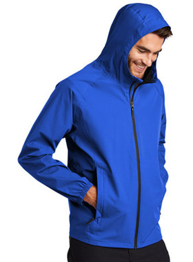 8000防水5000透气户外冲锋衣男 全压胶防风透气连帽高尔夫夹克G24