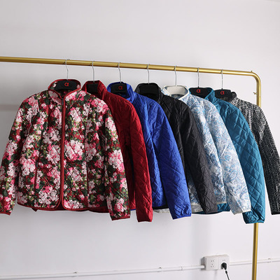 秋冬P棉保暖棉衣女立领轻量