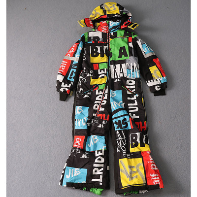 连体服防风防水保暖透气滑雪服