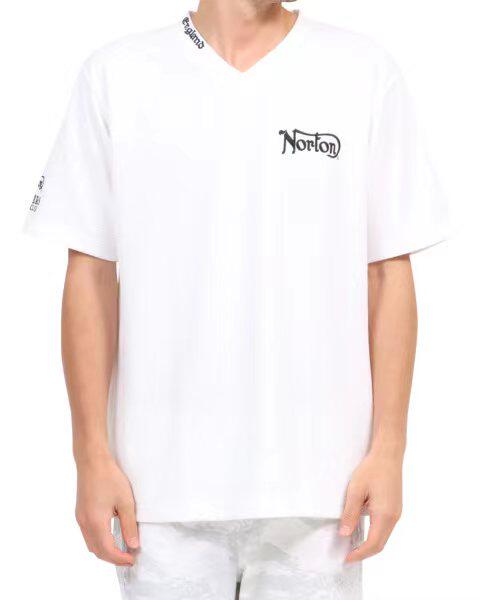 norton客供面料运动户外摩托车骑行t恤 抗菌防臭弹力速干短袖上衣