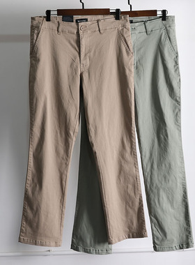 春秋户外运动休闲长裤男 棉质吸汗透气耐磨微弹商务直筒裤K42