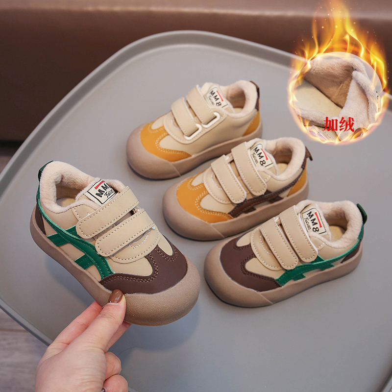 保暖男童女童加绒学步鞋