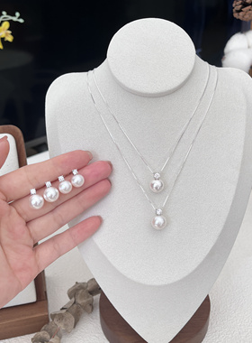 强光爱迪生淡水珠施家珍珠戴妃链