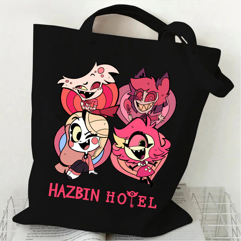 地狱客栈帆布包时尚学生袋