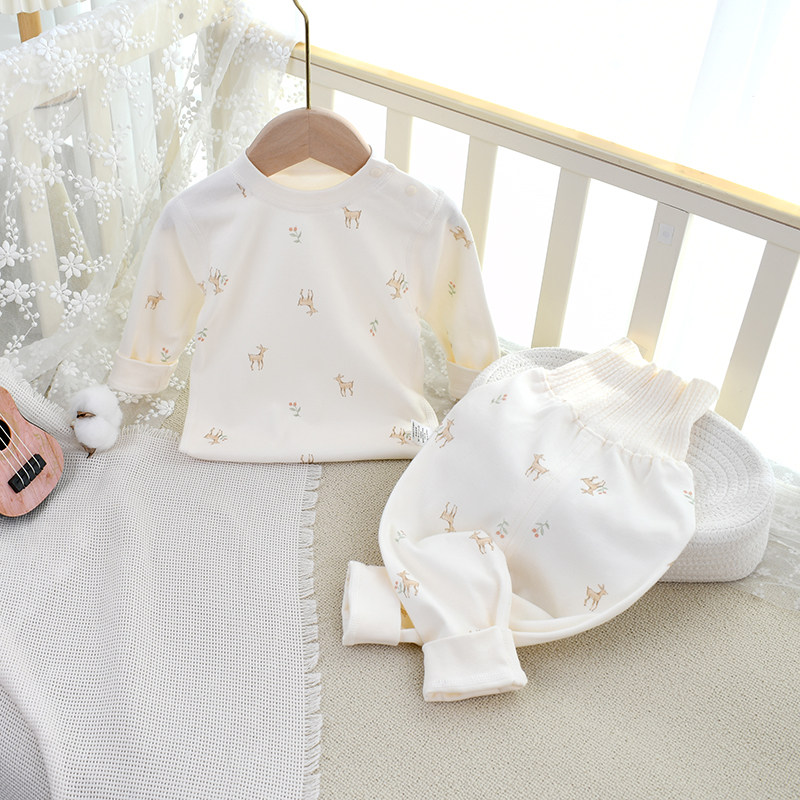 高腰护肚秋冬纯棉大PP秋衣秋裤