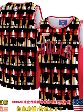 美国直发你家 芝加哥公牛队 NBA x KidSuper 联名款限量款球衣