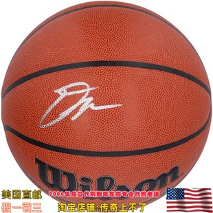 美国代购 骑士队 米切尔 亲笔签名 亲签 威尔胜篮球 Fanatics认证