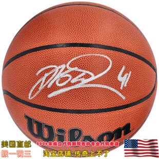 美国直发你家 小牛队 诺维茨基 亲笔签名 亲签篮球 Fanatics认证