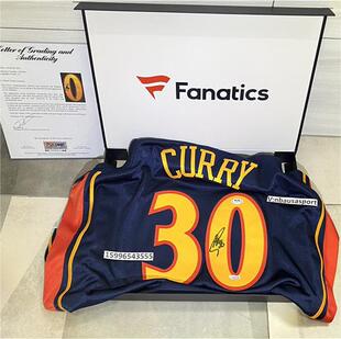 库里 亲笔签名球员版球衣 亲签球衣 Fanatics+PSA双认证 国内现货