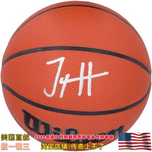 美国代购 步行者队 哈利伯顿 亲笔签名 亲签篮球Fanatics验证真实