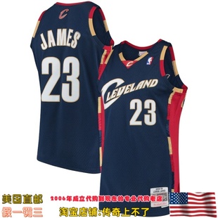 美国代购 骑士队mitchellness 09赛季 Swingman球迷版球衣-詹姆斯