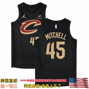 美国代购 骑士队 米切尔 亲笔签名 球迷版 亲签球衣 Fanatics认证