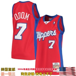 球衣 美国代购 奥多姆 01赛季 Swingman球迷版 快船队Mitchell Ness