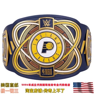 美国直发你家 印第安纳步行者队 WWE Legacy 纪念款 限量腰带