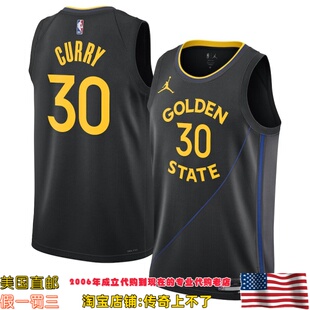 美国代购 勇士队 24/25赛季Swingman球迷版宣告款球衣 斯蒂芬库里