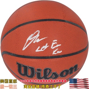 美国代购 骑士队 米切尔 亲笔签名带铭文 亲签篮球 Fanatics认证