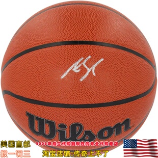 美国代购 湖人队 里夫斯 亲笔签名 威尔胜 亲签篮球 Fanatics认证