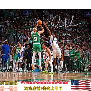 美国代购 凯尔特人 德里克 怀特 亲笔签名 亲签海报 Fanatics认证