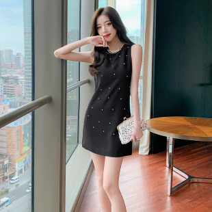women clothes小个子连衣裙短款御姐风气质轻奢新款女夏显瘦小清