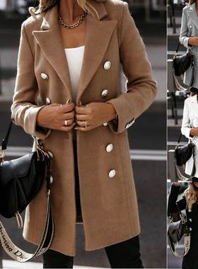 2022 Coat For Women Winter Long Ladies Jackets Wool Coats 女