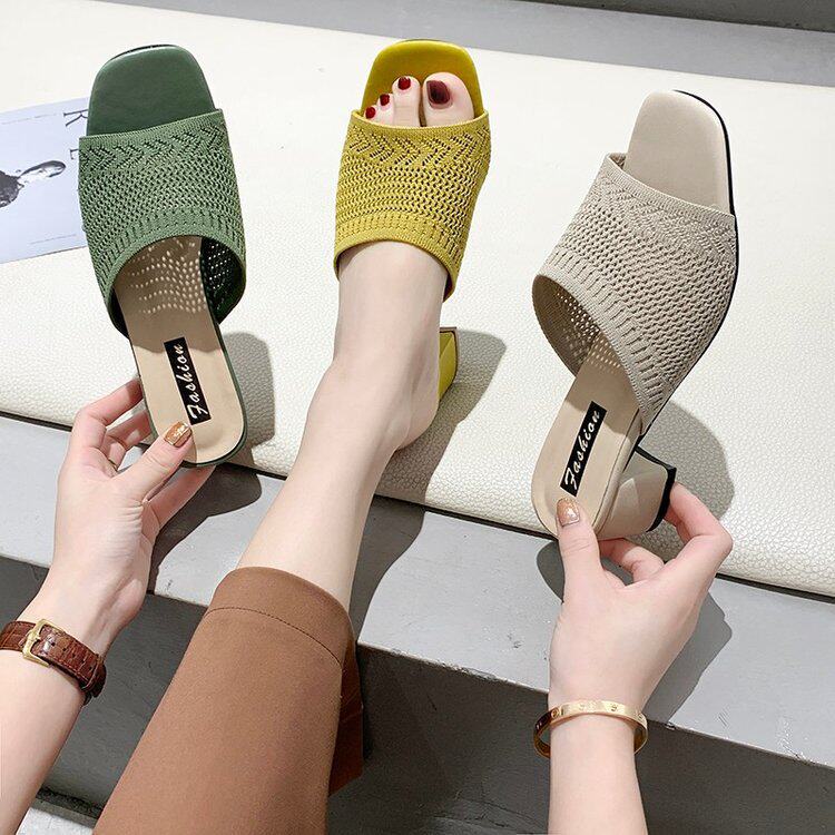 2026shoewomen中跟凉拖