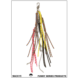 WACKYE 鹿晗同款 五色彩绳金属挂链个性潮流百搭裤链包挂