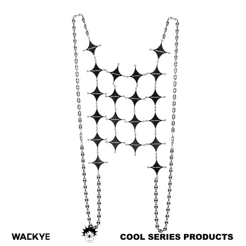 WACKYE金属logo腰链造型链