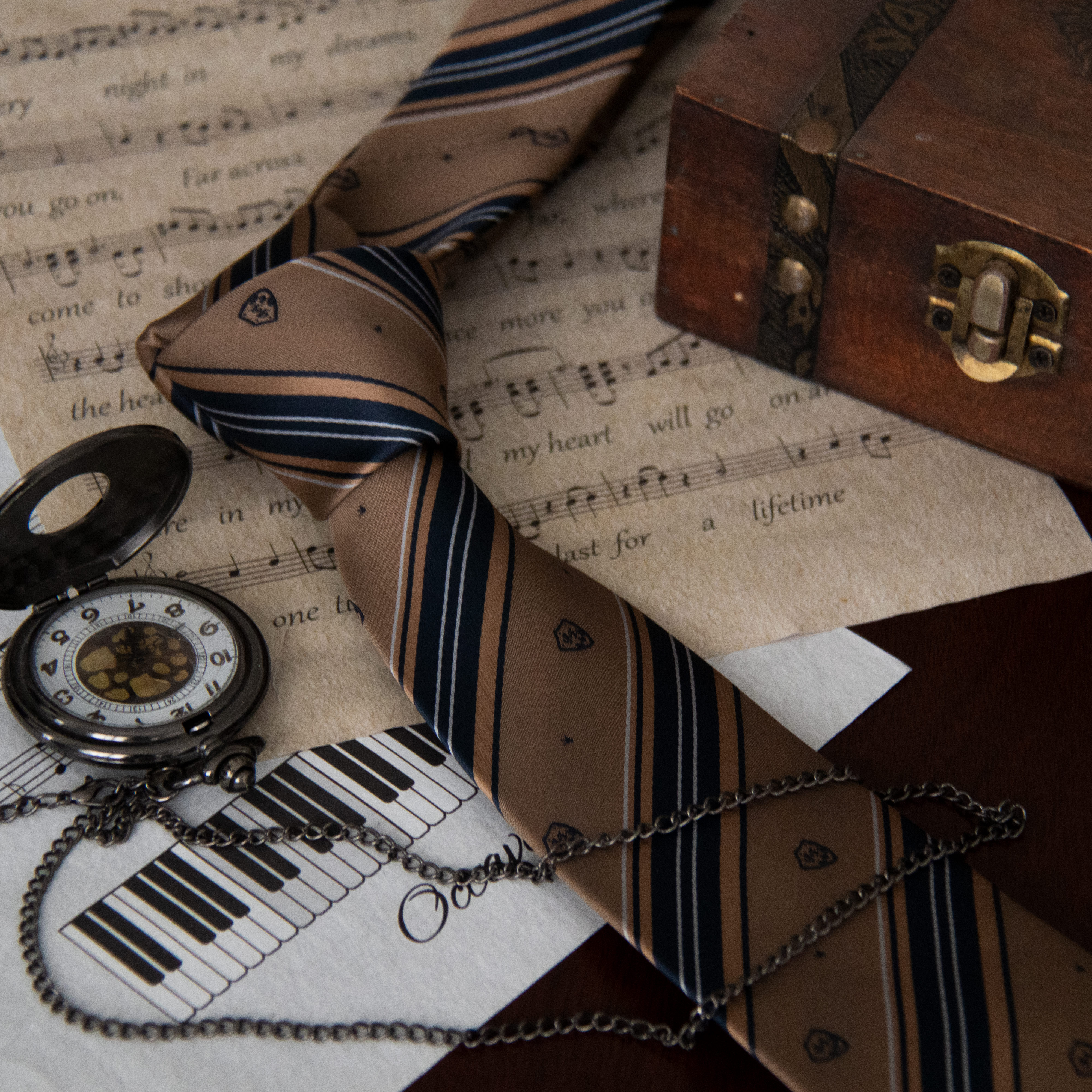 【潘特维拉】一丁目JK/DK领带男棕色学院风学生休闲制服衬衫配饰