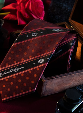 【潘特维拉X不言原创】情之冠JK/DK领带红色学院风制服衬衫领结